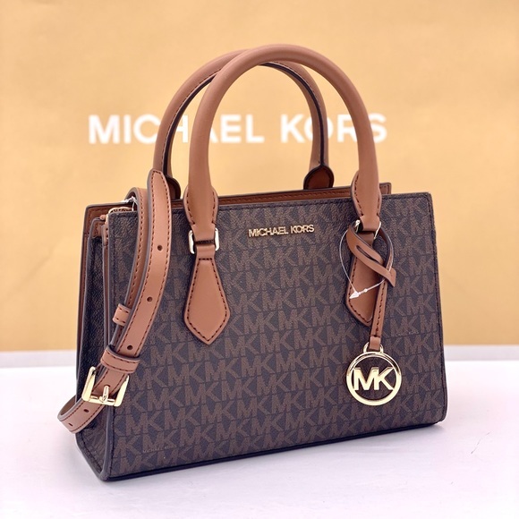 Michael Kors Small Sheila Center
Zip Satchel Crossbody Bag Brown - Picture 1 of 15